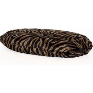 Comfort Kussen Hondenkussen Ovale Bonfire 65 x 45 cm - Zebra Bruin/Wit