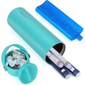 Draagbare Insuline Koeltas - 24U Koeling voor Diabetesbenodigdheden, TSA Goedgekeurd, Compacte en Duurzame Ontwerp