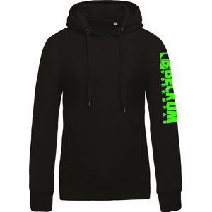 Beckum Workwear EBTR06 Hooded sweater met logo Zwart XXL