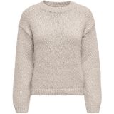 Only - Onlbea ls o-neck cc - Lila - Dames Trui