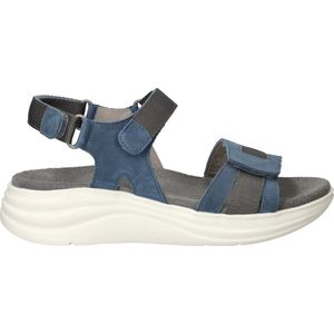 Wolky Miku Dames Sandaal - 0565210-840 Jeansblauw - Maat 37