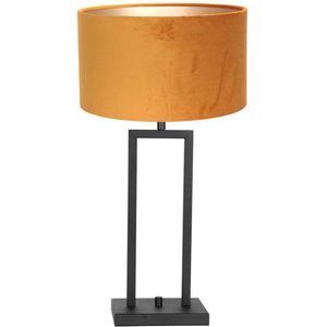 Steinhauer tafellamp Stang - zwart - metaal - 30 cm - E27 fitting - 8214ZW