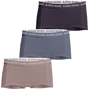 Bjorn Borg 3-Pack meisjes boxershort - minishorts - Katoenen multipack meisjes onderbroeken - 146
