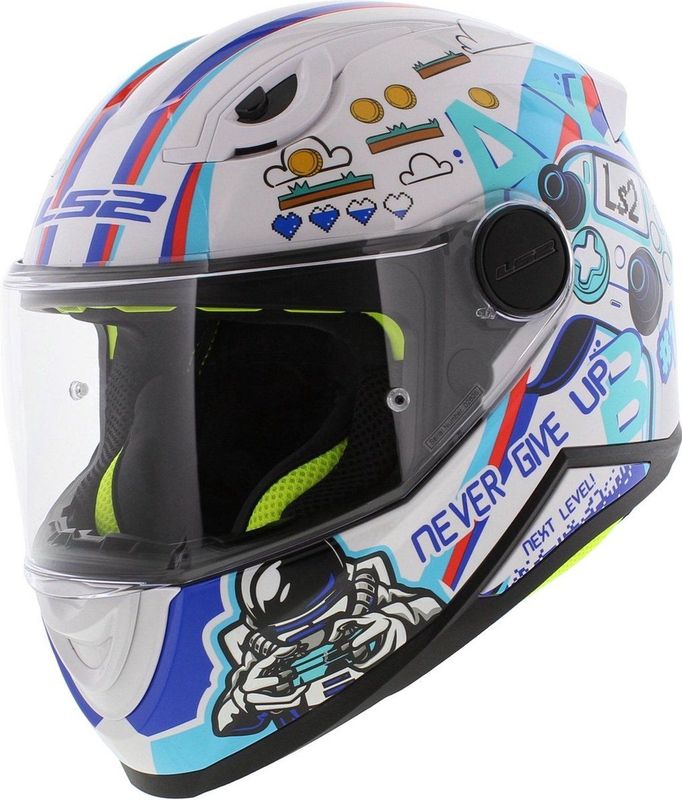 LS2 - FF812 Kid Next Level - Integraalhelm - Wit