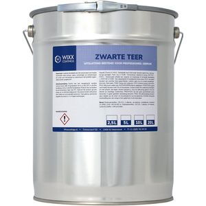 Wixx Houtteer Zwart - 10L - Zwart