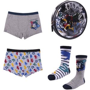 Harry Potter set - 6/8 Jaar - 2 boxershorts en 2 paar kousen - In mooi etui