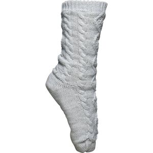 Kariban - Dames Sokken - Sherpa Voering - Antislip - Handgebreid Effect