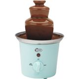 Bestron Chocoladefontein, kleine chocolade fontein met indicatielampje, 60 Watt, RVS, Kleur: Mint