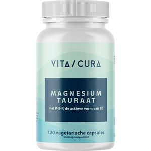 VitaCura Magnesium Tauraat + B6 - 120 vegetarische capsules