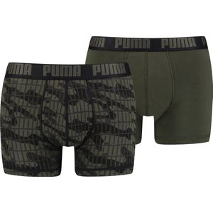 Puma Lange short/Sportshort - 2 Pack 005 Kaki - maat L (L) - Heren Volwassenen - Polyester- 701210978-005-L