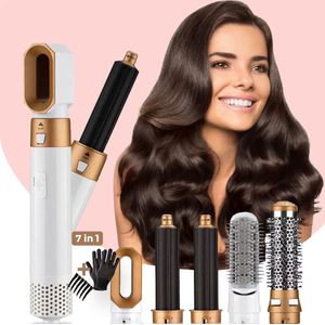 XANAA® - 5 in 1 Multistyler Airstyler Wit - Föhnborstel - 2025 Editie - Heteluchtborstel & Krulborstel & Fohnborstel - Professionele Hairwrap tot 110°C - 65.000 RPM - 5 in 1 multi styler