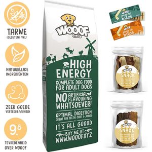 WOOOF high-energy hondenvoerpakket - hondenvoer, snacks en supplementen