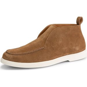 DenBroeck Franklin St. Halfhoge instappers heren - Suede leren schoenen - Cognac leer - Maat 40