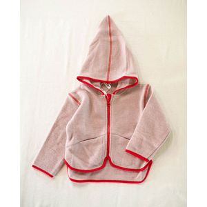 JETPAQ - Merino wollen fleece vest - Lichtroze - Maat 50-56