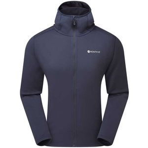 Montane - Fury Lite - Fleece Met Kap - Blauw - Technische Fleece Hoodie