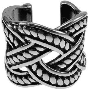 Nep-Helix Oorbel Unisex - Zilverkleur RVS - Klem Oorbel - Oorpiercing - Fake Oorbel