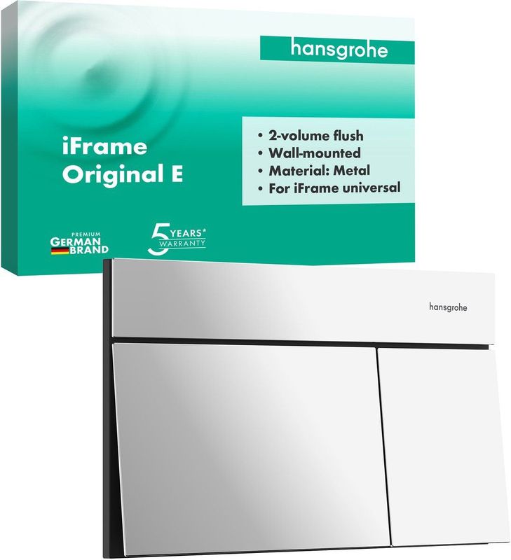 Hansgrohe iFrame Element E - Bedieningsplaat, chroom 66003000