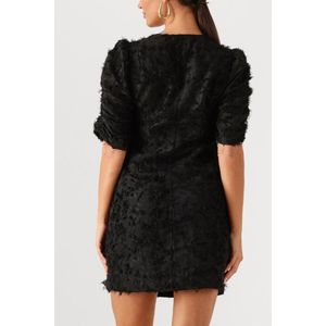 Aaiko - INDY PES 578 - Kokerjurk - Zwart - Effen - Ronde Halslijn