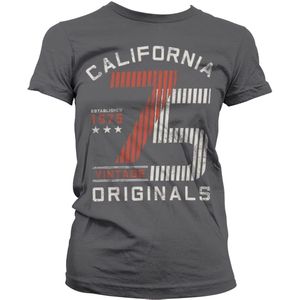 Hybris Damen California 75 Originals Girly Tee SH-5-15753-LFH1-8 DarkGrey-S