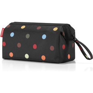 Sterke en robuuste Travel Cosmetic tas voor op reis - polsband, waterafstotend materiaal - Dots Unica toilettas Toilettas