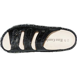 Finn - Pisa - Gezondheidsslippers - Grijs - Wijdte H, Uitneembaar Voetbed van Natuur Kurk