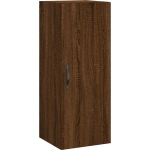 vidaXL-Wandkast-34,5x34x90-cm-bewerkt-hout-bruin-eikenkleur