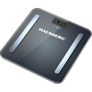 Hausberg Personenweegschaal Zwart HB-6004NG