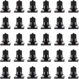 Dakbekleding Strip Panel Voering Clips Interieur Moulding Bevestigingsmiddelen Retainers Zwart - 30 Stuks, Past 8mm Gat .