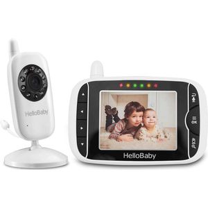 Draadloze Videobabyfoon met Camera en 2-Weg Talkback-Systeem