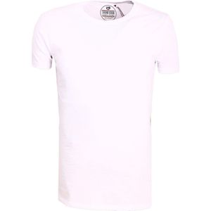 Wit T-shirt Heren Ronde Hals Stretch E-Bound A151591 - XL