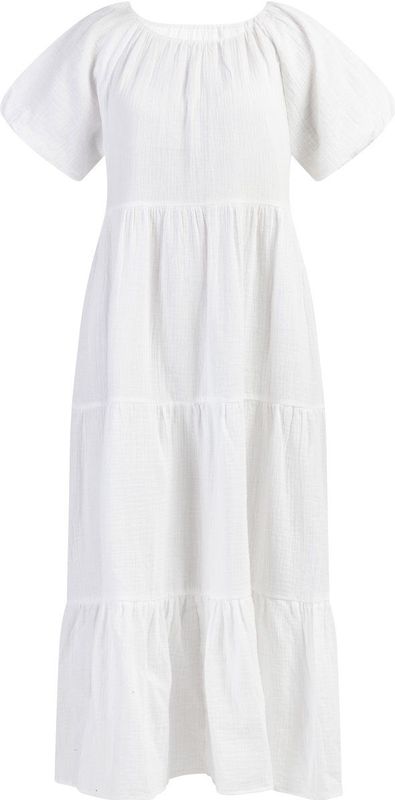 DreiMaster - Maxi Jurk - Wit - Dames