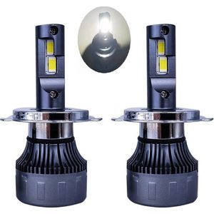 TLVX H4 High Power Bi-LED Canbus Autoverlichting - dimlicht - grootlicht - Erg Fel - Wit licht - 6000K - 12V - Goed Lichtbeeld - APK goedkeur - Storingsvrij - (2 stuks)
