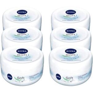 Nivea Crème Soft - Hydraterende Crème - Grootverpakking 6 x 200 ml
