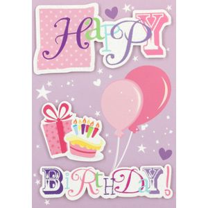 Depesche - Kinderkaart met de tekst ""Happy Birthday!"" - mot. 036