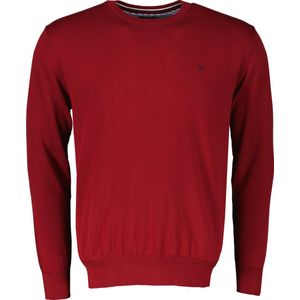 Jac Hensen Pullover - Modern Fit - Bordeaux - 4XL Grote Maten