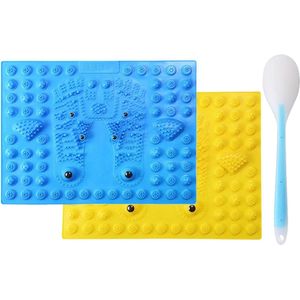 Opvouwbare voetreflexologiemat | Draagbare massagepad voor voetreflexologie | Voetmassagetools voor thuis en onderweg