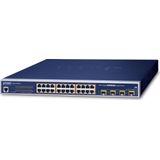 PLANET WGSW-24040HP4 netwerk-switch Managed L2/L4 Gigabit Ethernet (10/100/1000) Power over Ethernet (PoE) Blauw