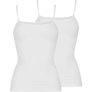 Mey Dames spaghettitop 2 pack Organic