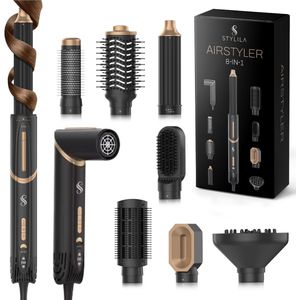 Stylila - 8-in-1 Airstyler - Multistyler - Roterende Fohnborstel