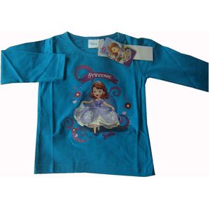 Blauw shirt van Prinses Sofia maat 92