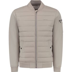 PURE PATH Padded Jacket With Front And Sleeve Pockets Jassen Heren - Zomerjas - Zand - Maat M