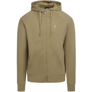 Cruyff - Classic Zip-Through Hooded Sweater - Sand