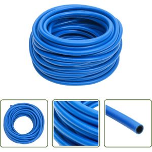 The Living Store Luchtslang PVC - 2m - 9mm x 14mm - Blauw