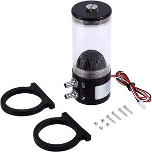 Waterkoeling Tank met Pomp - 500L/H 10W DC12V - CPU Koeling - G1/4 Acryl Computer DIY Waterkoeling Reservoir Cilinder