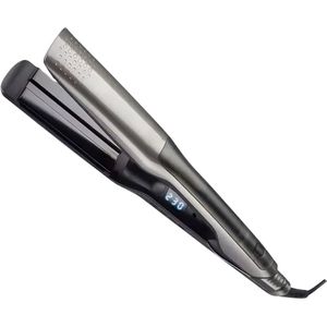 Purebeauty Stoom Stijltang 3.0 - zilver - Brede Platen - Professionele – stoomstijltangs - Incl. Handschoen & Haarclips