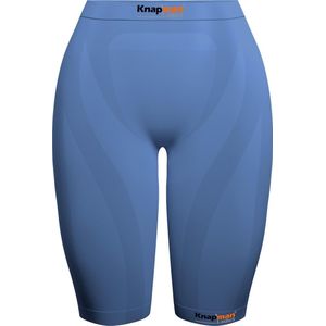 Knapman Ladies Zoned Compression Short 45% Lichtblauw | Compressiebroek (Liesbroek) voor Dames | Maat XS
