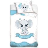 Dekbedovertrek - Katoen - Grijs - 240x220 cm