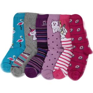 embrator meisjes sokken design mix maat 20-22