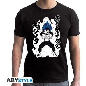 DRAGON BALL SUPER Tshirt ""Royal Blue Vegeta"" man SS black