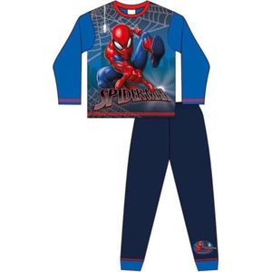 Spiderman Marvel - Pyjama - Maat 134/140 - Katoen - Spider-Man - Blauw